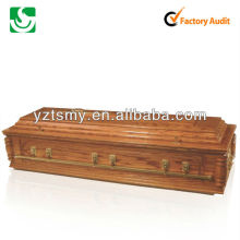 lacquered MDF wooden coffin